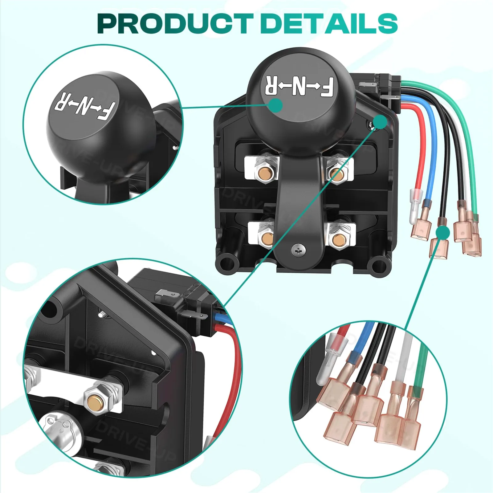 DRIVE UP 48V Club Car DS Forward/Reverse Switch DU00054 image 3