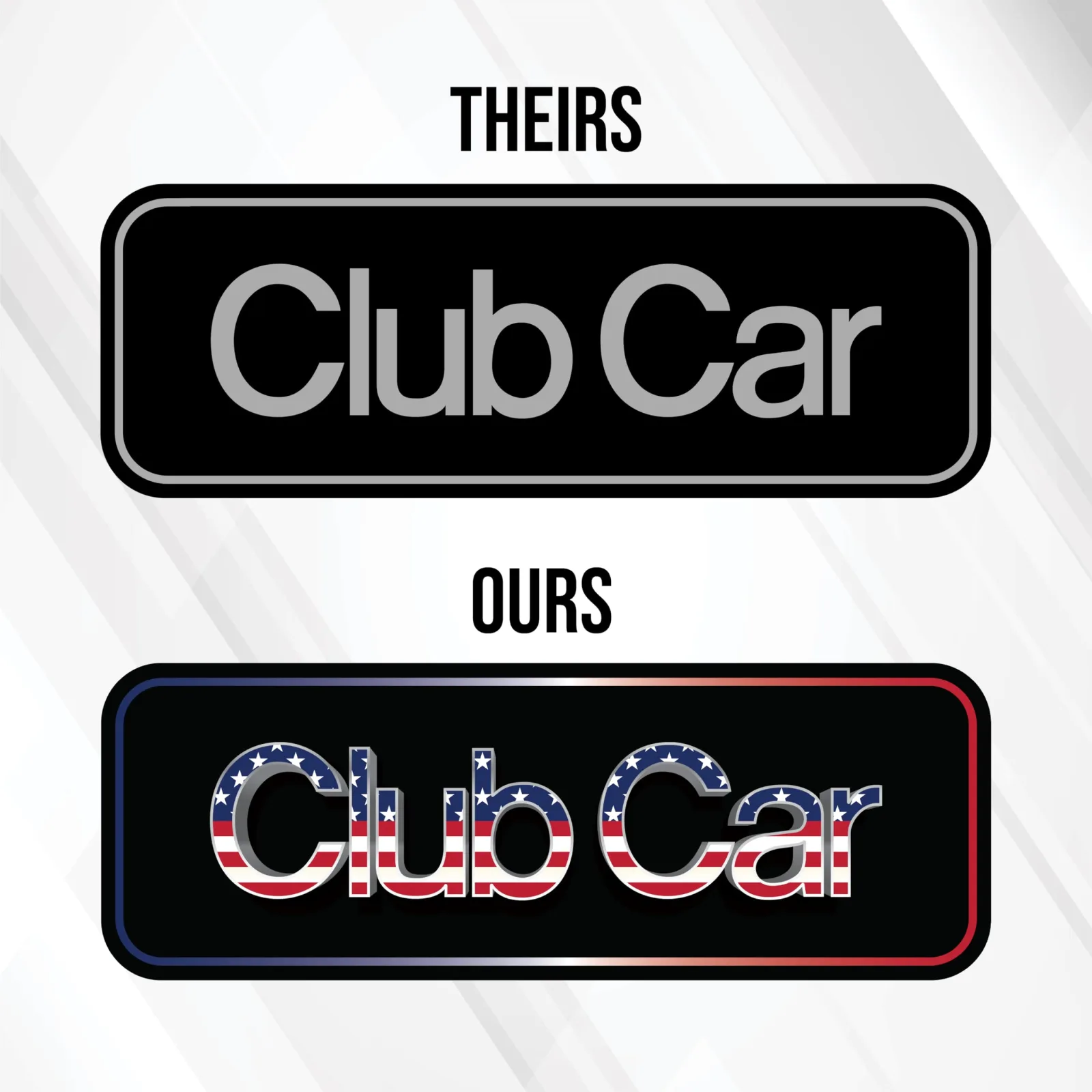 Custom Name Plate for Club Car Tempo Golf Cart image 2