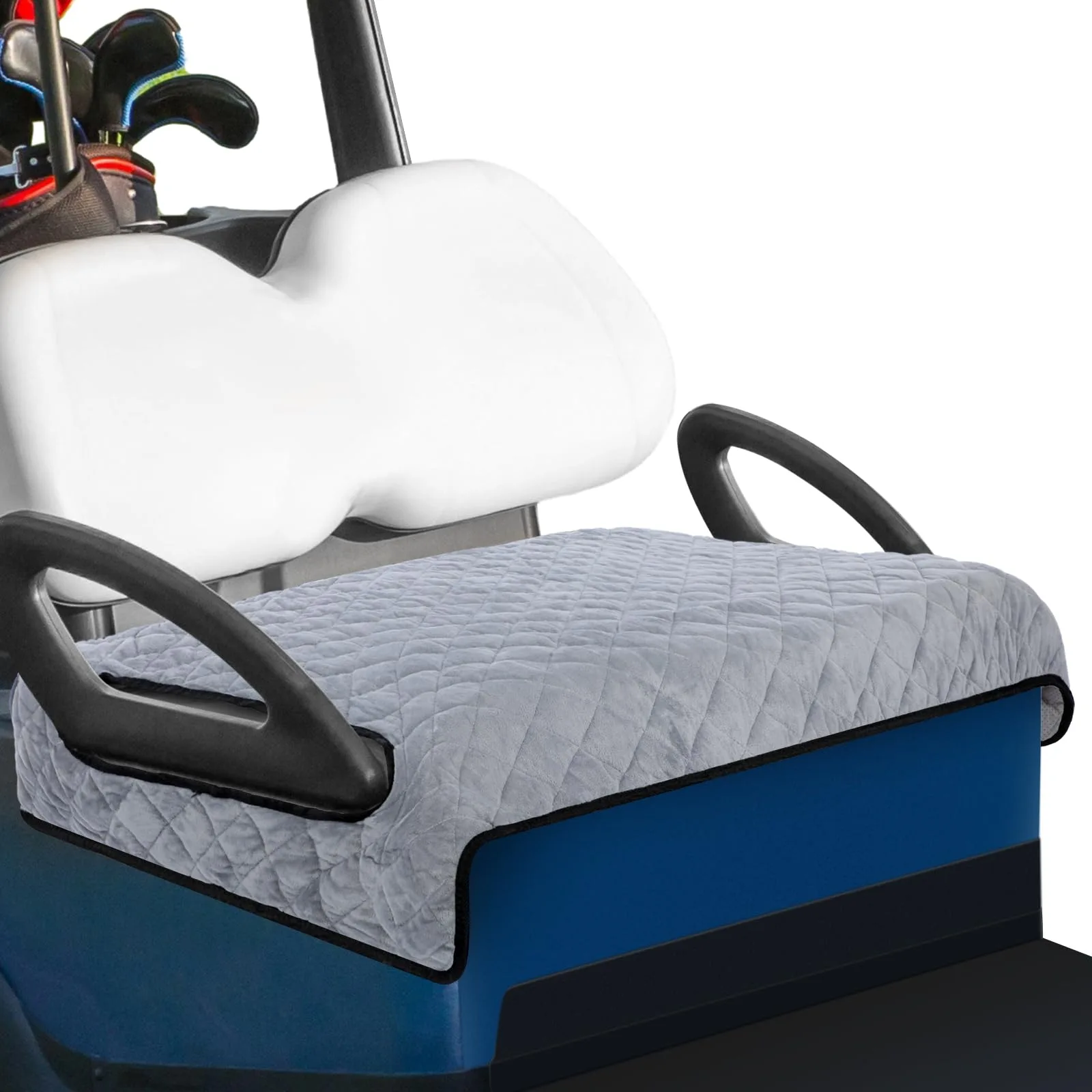 Datanly Plush Winter Seat Cover for 2-Person Golf Cart Bench - Datanly-JIA-part0816