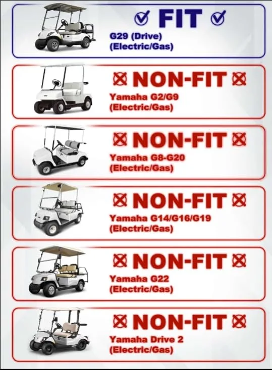 4-Inch Double A-Arm Lift Kit for Yamaha G29 Golf Cart image 3