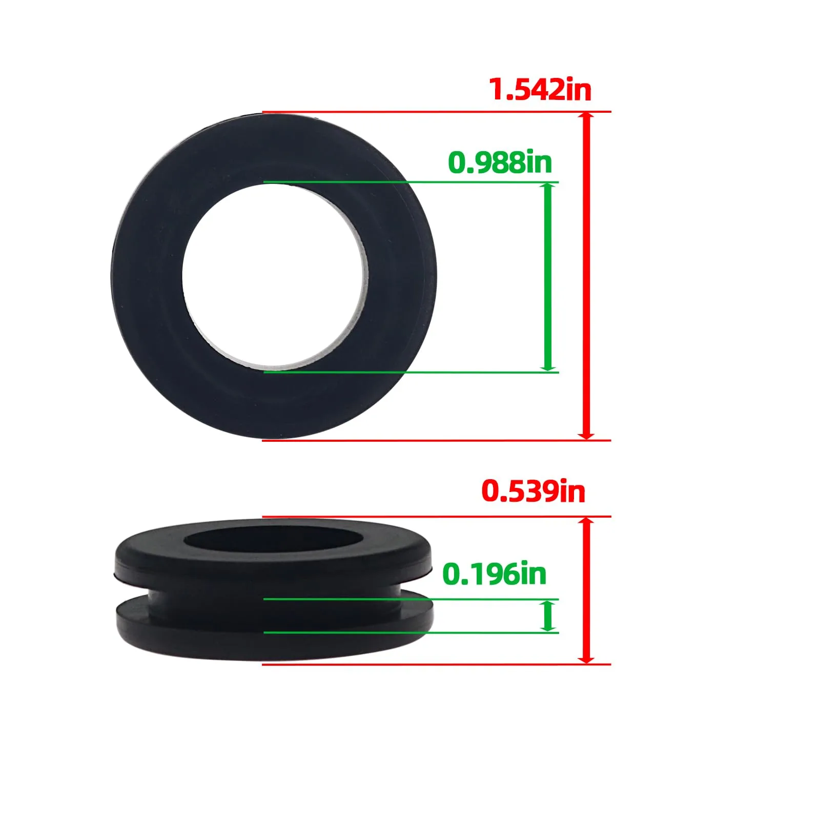 Autu Parts Club Car Gas Tank Vent Grommet 1015139 image 2