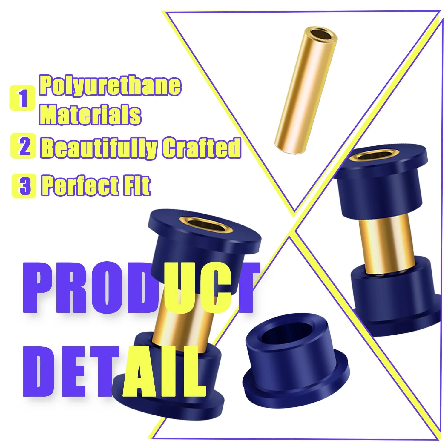 Panglong FDG-066 Club Car DS A-Arm Bushing Kit image 2