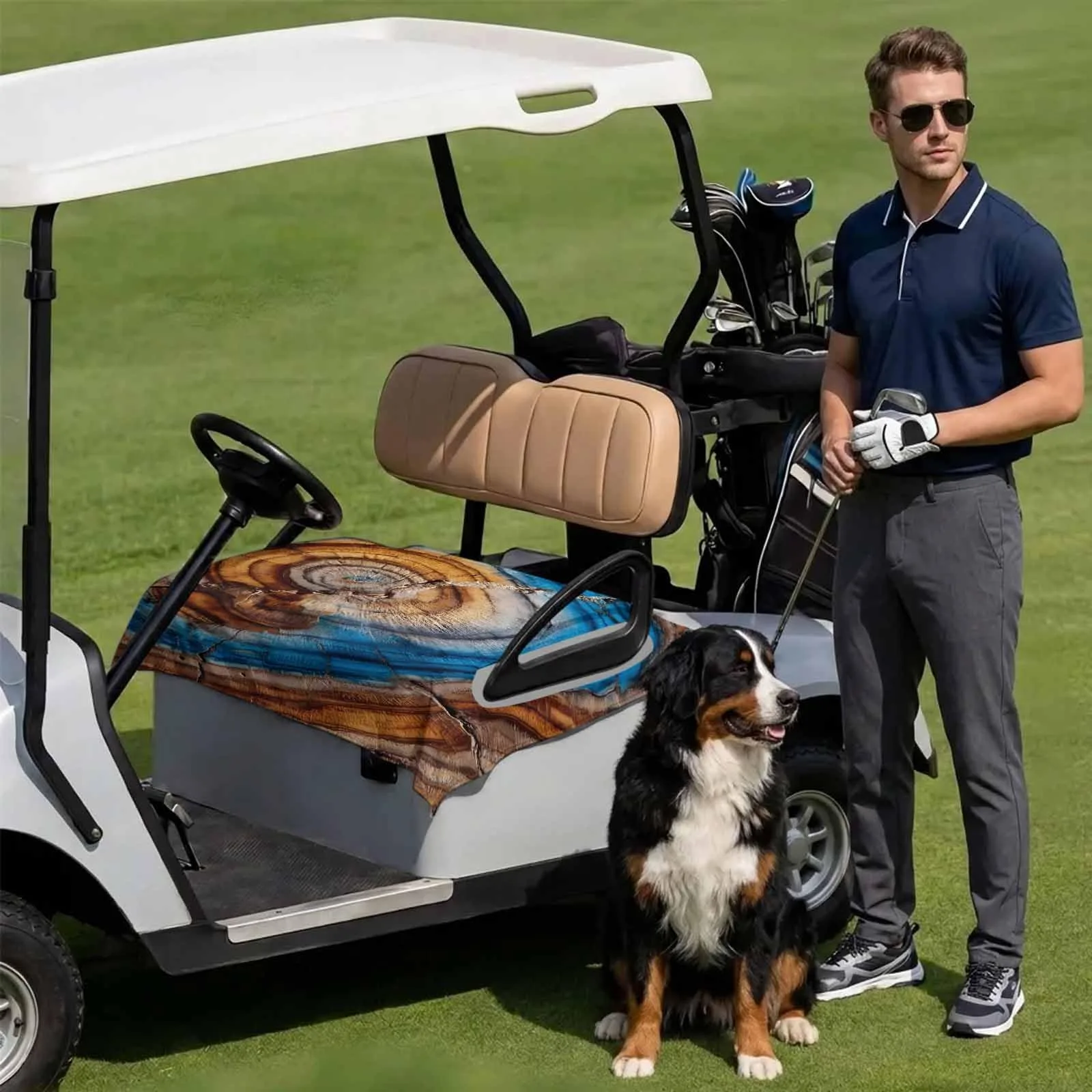 DecorLovee Golf Cart Seat Cover 51 x 31 in image 3