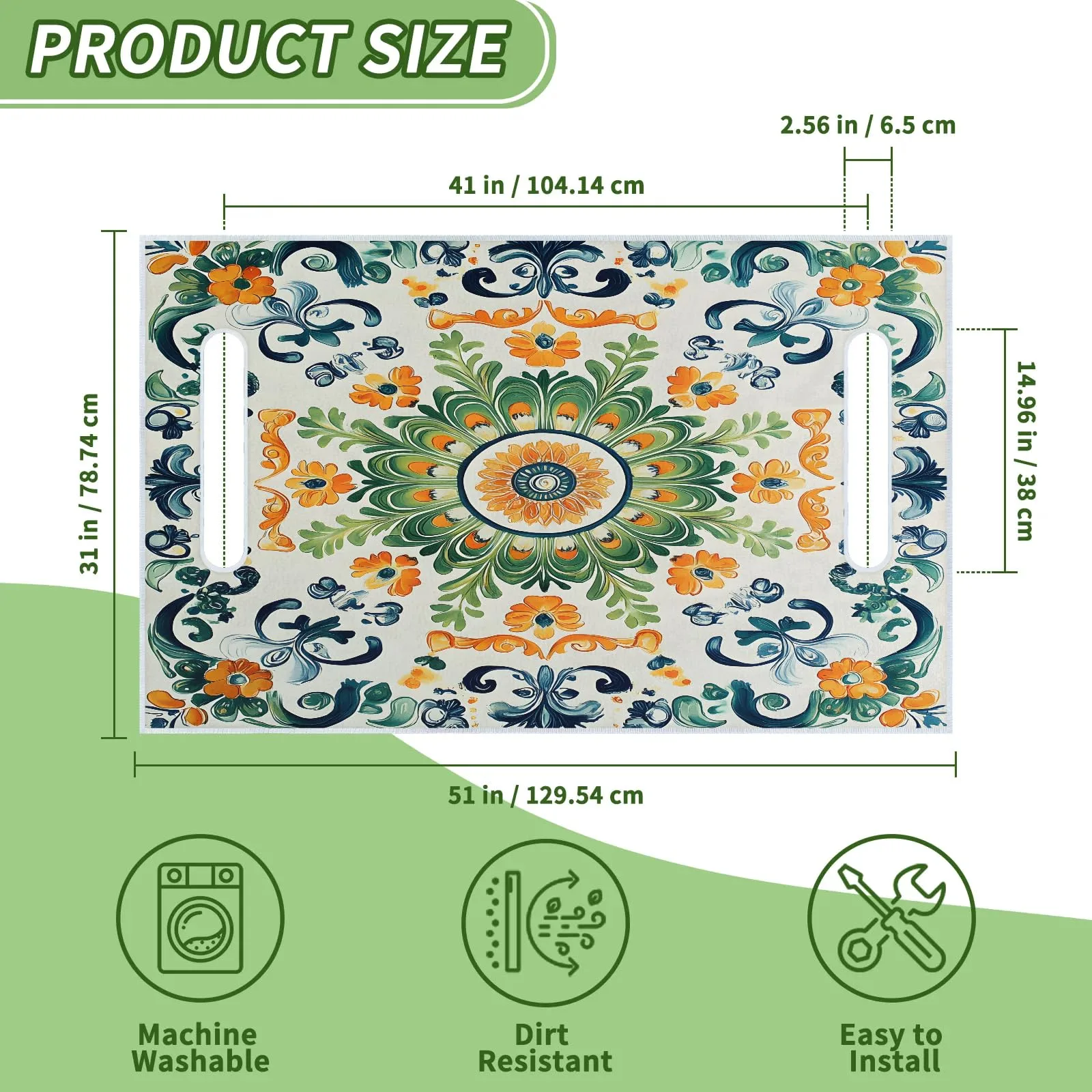 Tiveruda Golf Cart Seat Cover for Double Seats, 51 x 31 in image 2