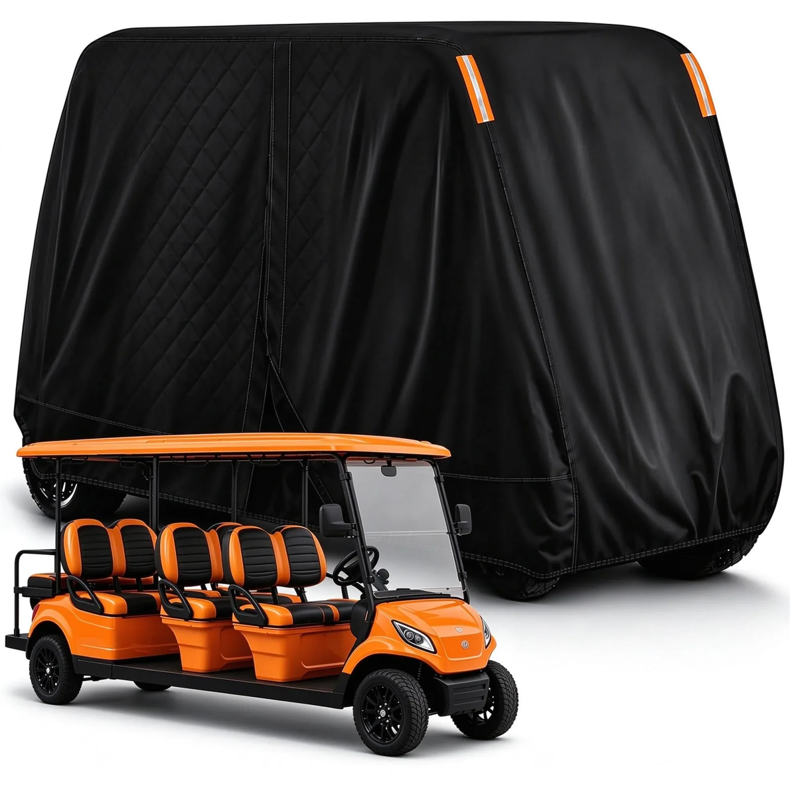 Generic Golf Cart Cover for E-Z-GO Express L6 2019 - LYFKMLYFKM-2110159-01