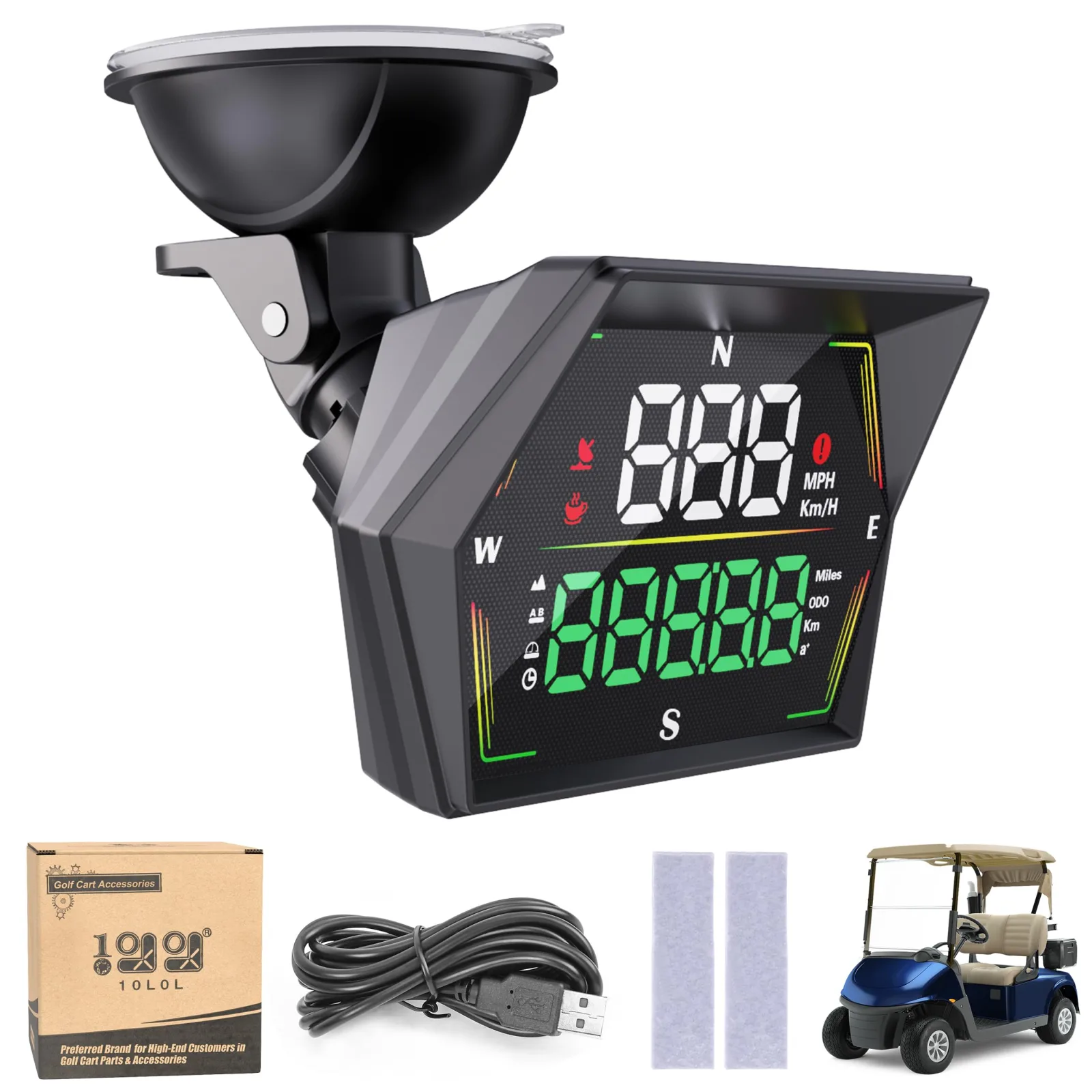 10L0L Golf Cart GPS Speedometer ELE-00026-J