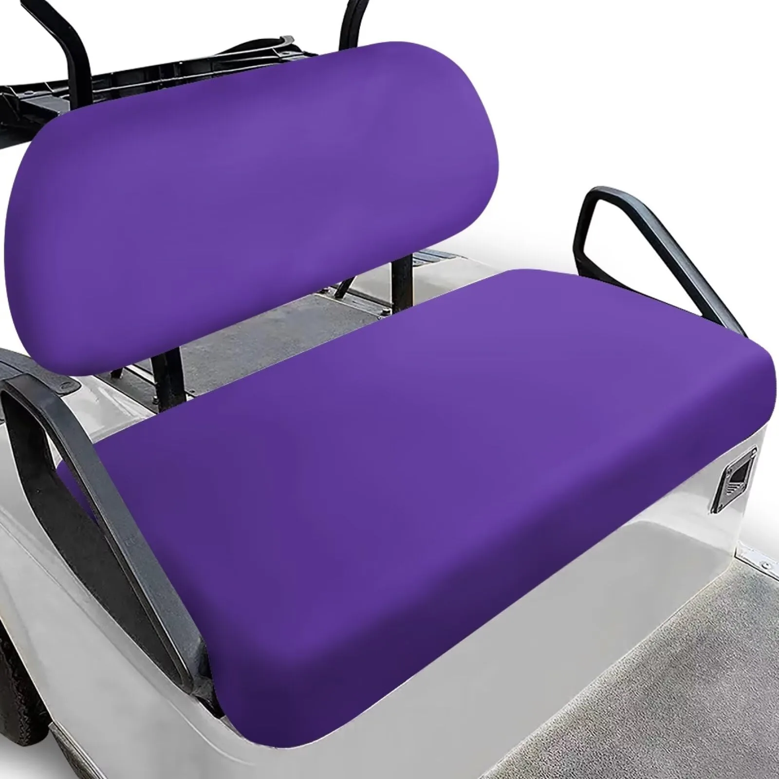 Knextrepoy Dark Purple Golf Cart Seat Cover Set