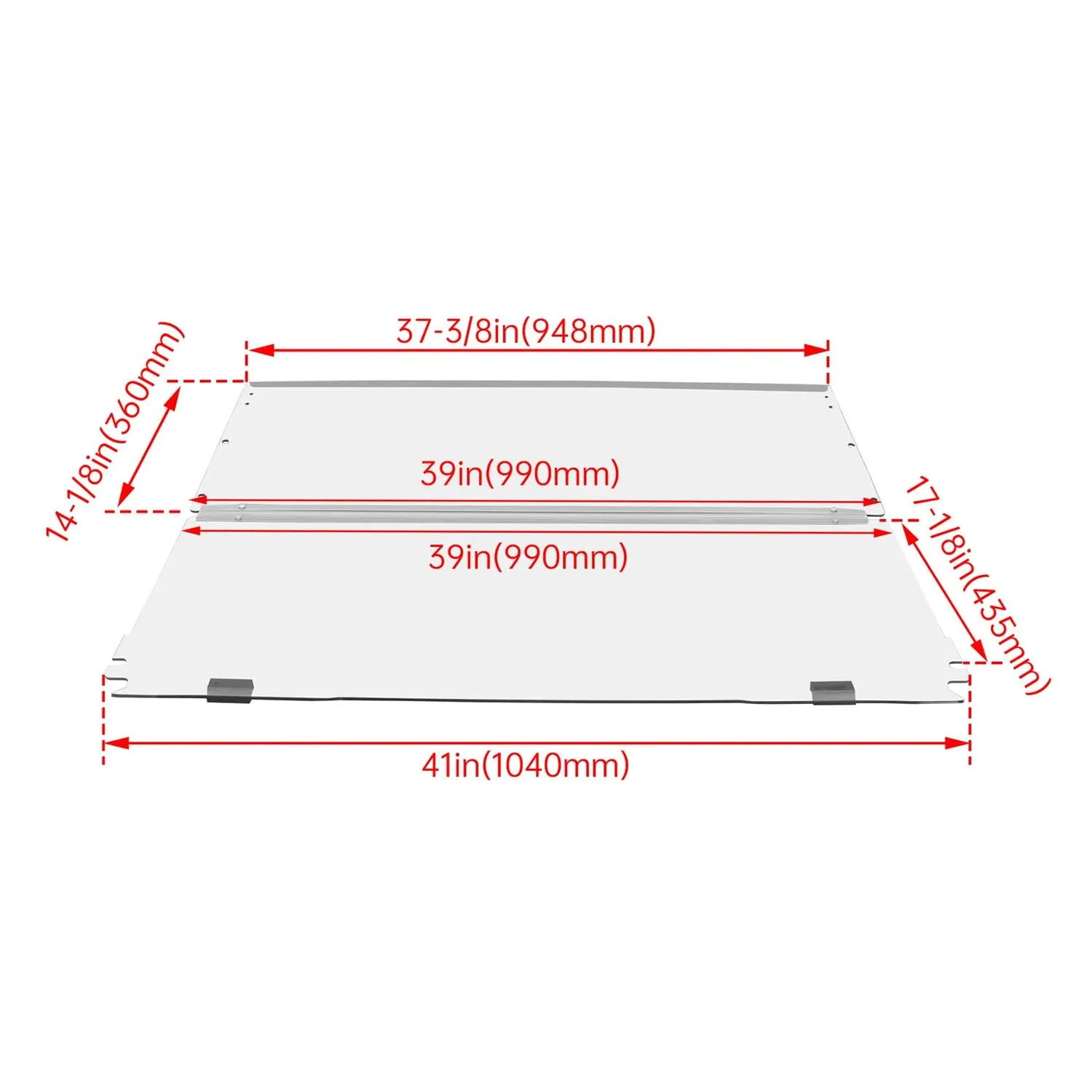 LIRHIQYGF Folding Windshield for E-Z-GO TXT 1994-2014 image 3