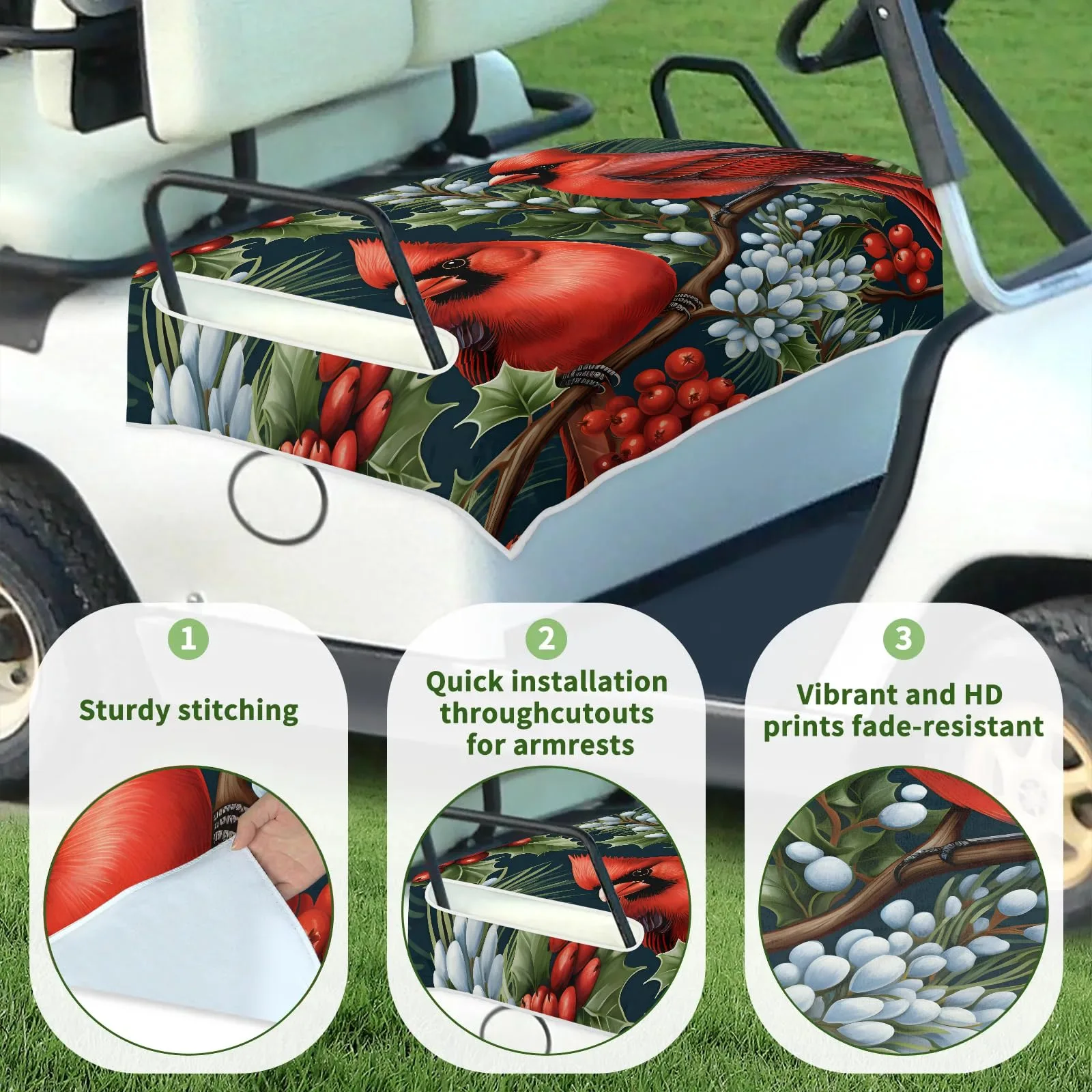 Tiveruda Golf Cart Seat Cover Blanket, 51 x 31 Inch image 3