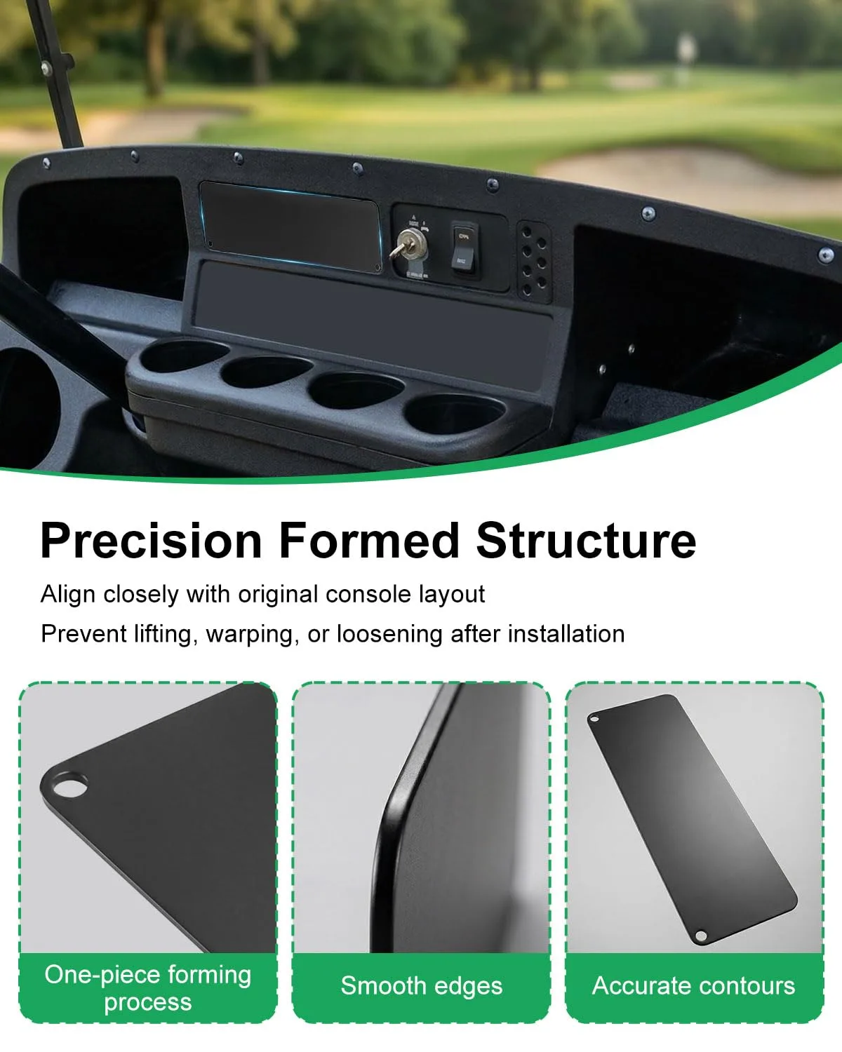 NEQXFQ Dash Cover Plate for E-Z-GO TXT and Medalist image 4