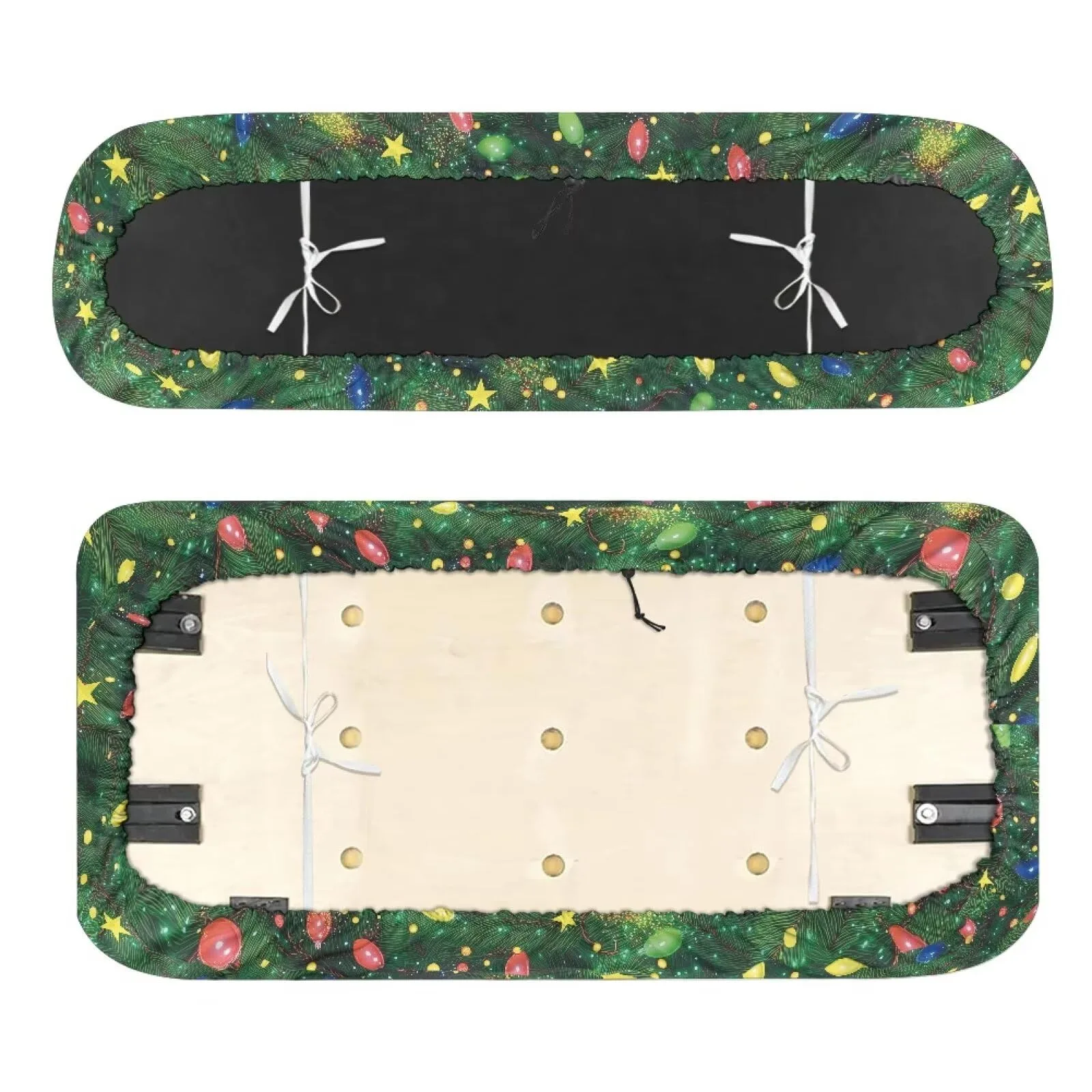 Quidrwyo Christmas Light Stars Golf Cart Seat Covers image 2