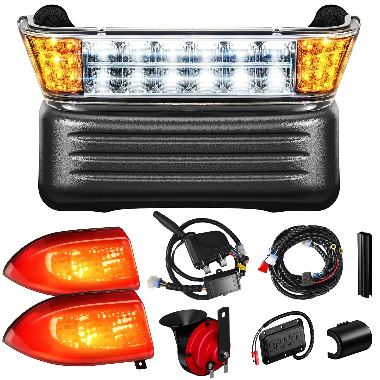 GODCTSUP Club Car Precedent 2004-Up LED Headlight & Taillight Kit (797457093715)
