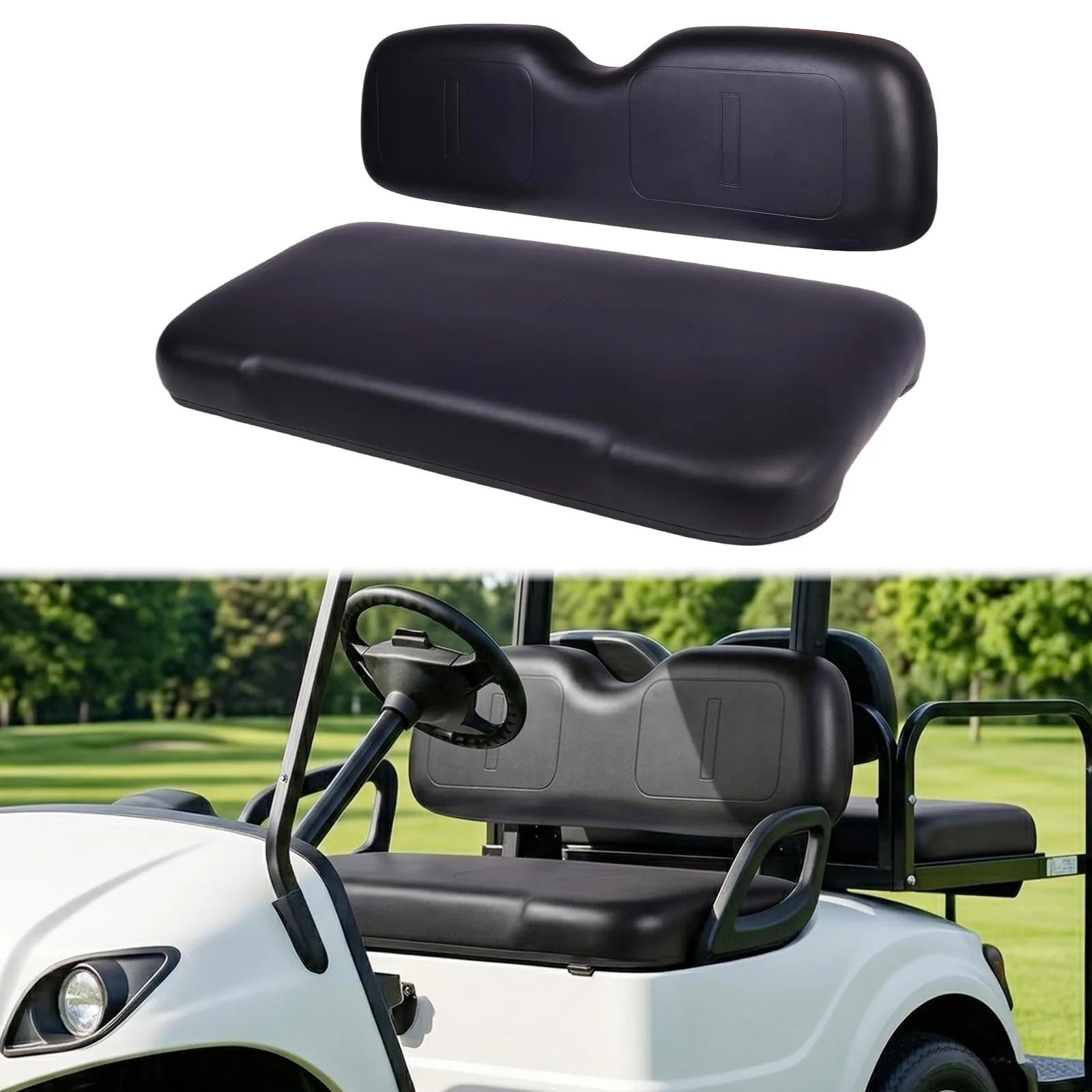 Hubxinly Front Seat Cushion Set for E-Z-GO Medalist & TXT — 1ev5am3pr5rs2vg1ma0 image 2