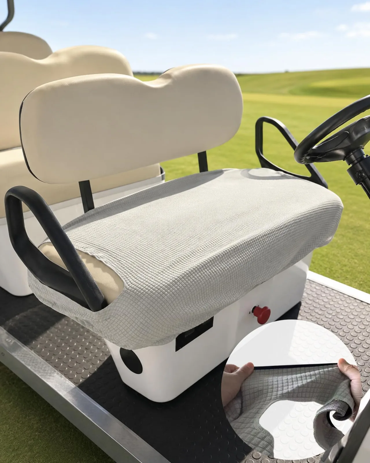 TOVICE Universal 2-Person Golf Cart Seat Cover
