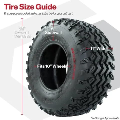 GTW 4-Inch Lift Kit with Tires and Wheels for Yamaha G2/G9 image 2