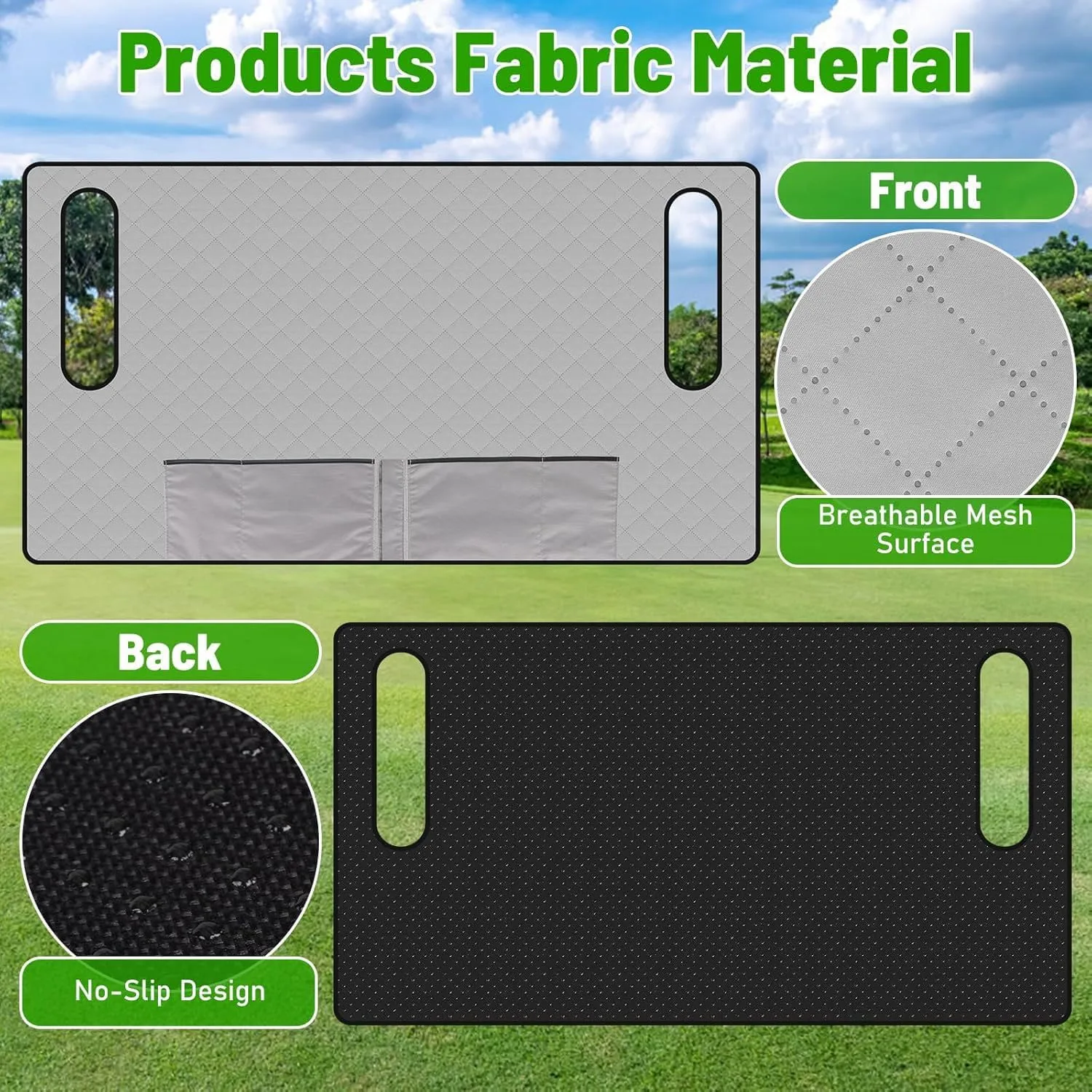 AUPTIM Star EV Golf Cart Rear Seat Cover 48V 2009-2025 image 4