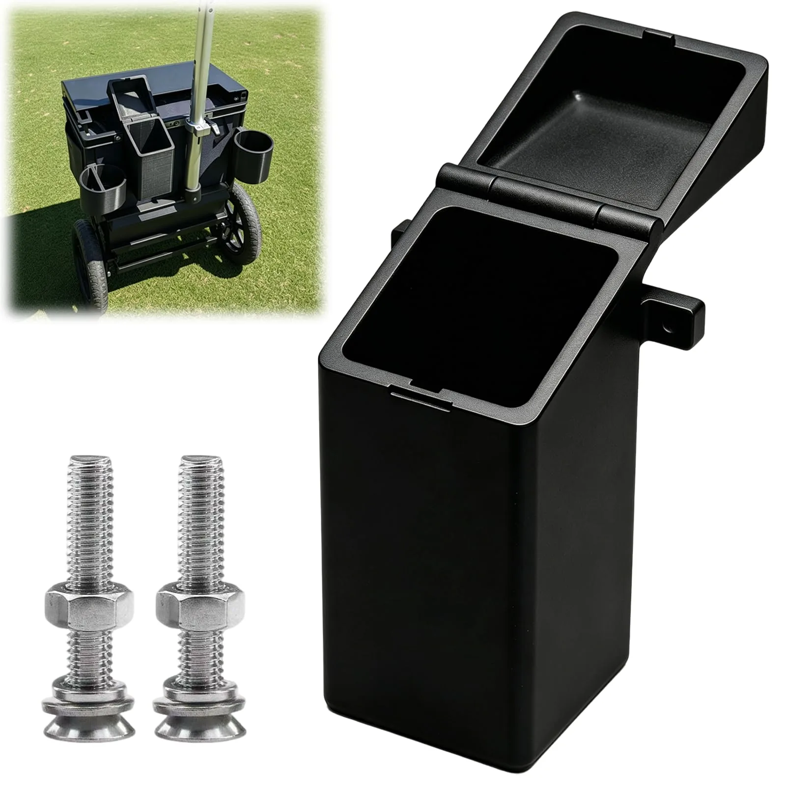 Generic Side-Mounted Disc Golf Cart Storage Organizer