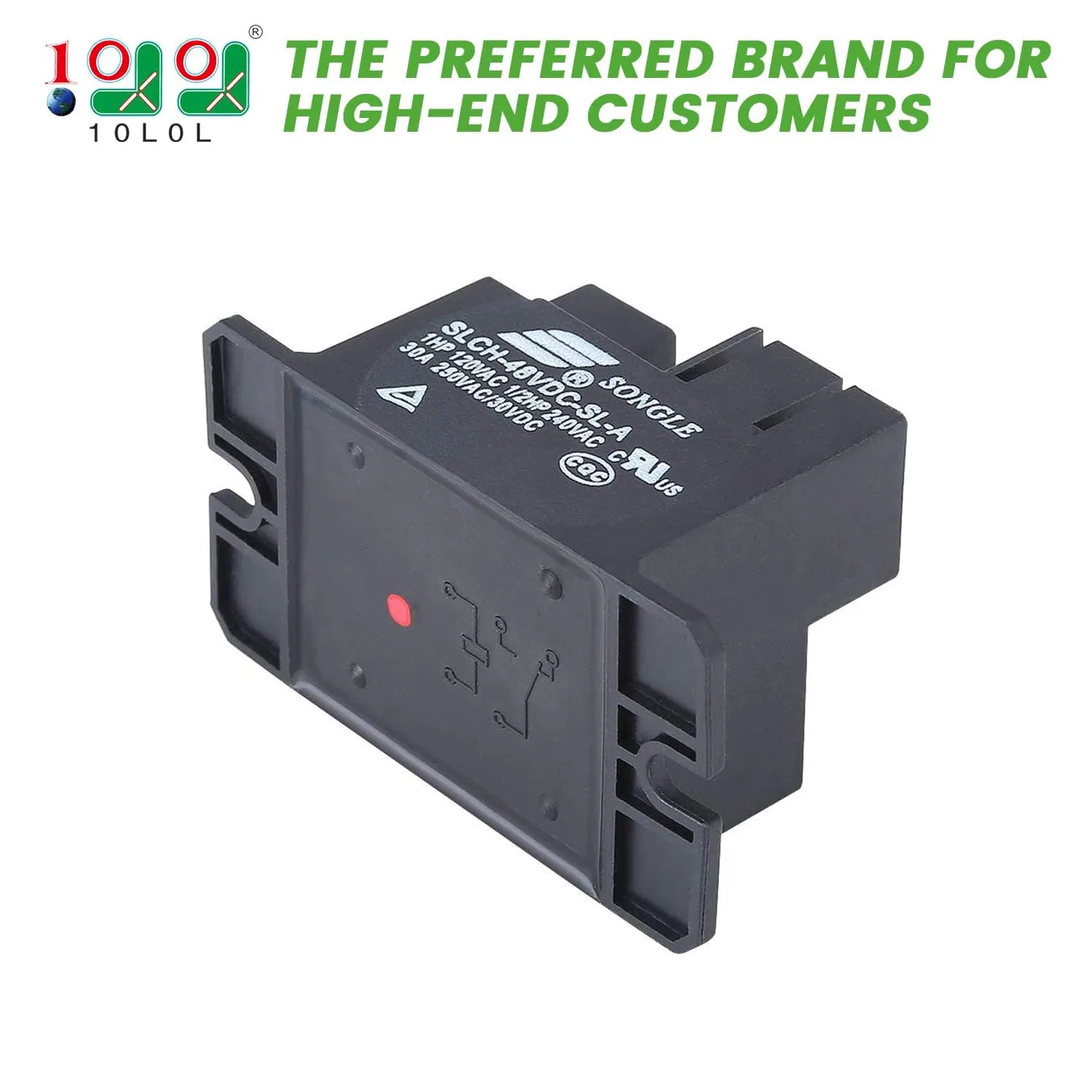 10L0L 30A 48V Relay for Club Car Power Drive Chargers image 2