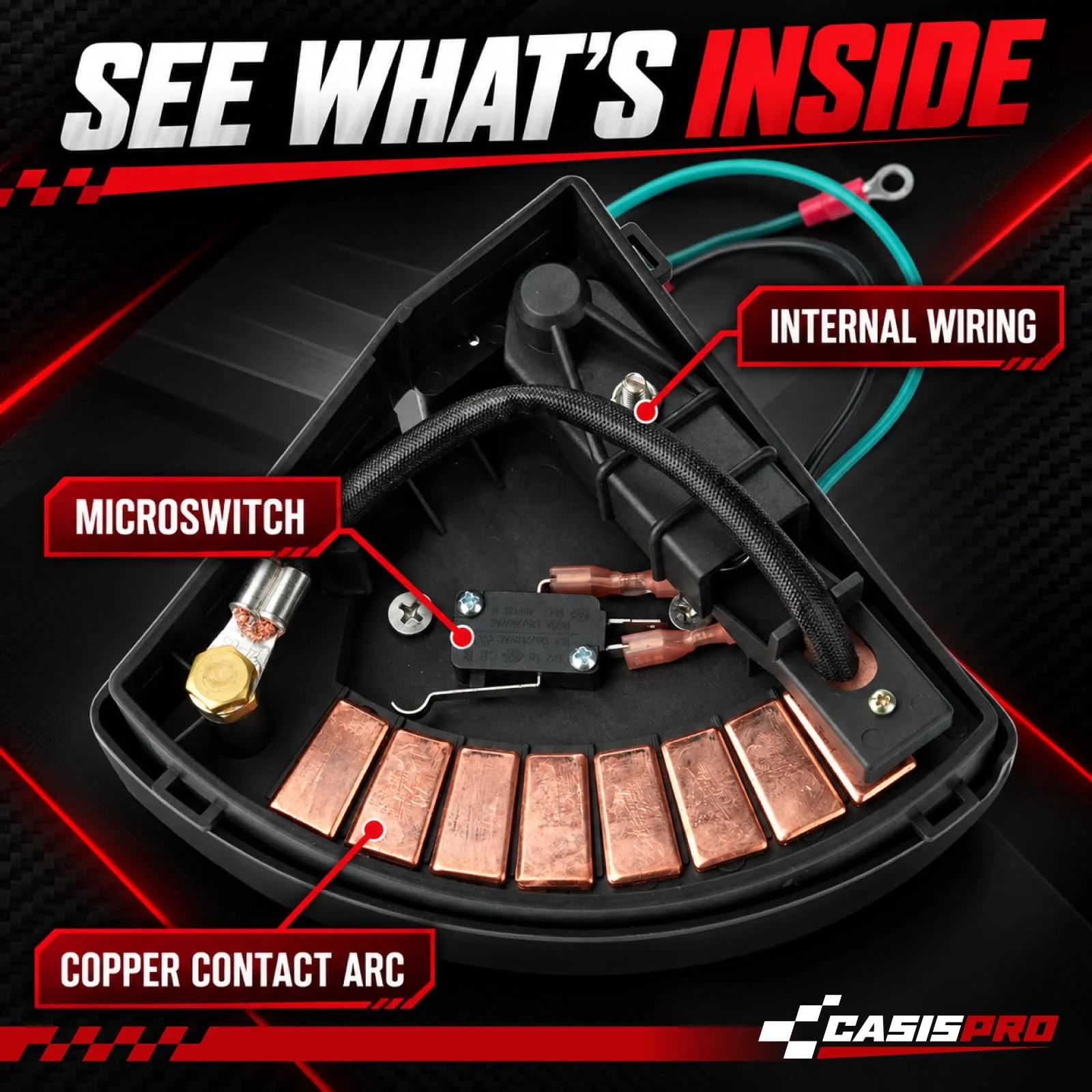 CASISPRO V-Glide Wiper Switch for Club Car DS 36V image 4