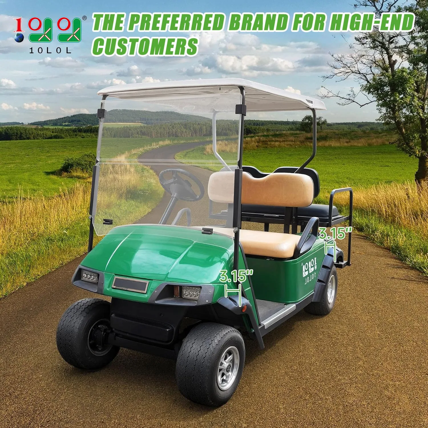 10L0L Fender Flares for E-Z-GO TXT 1996-2013 image 2