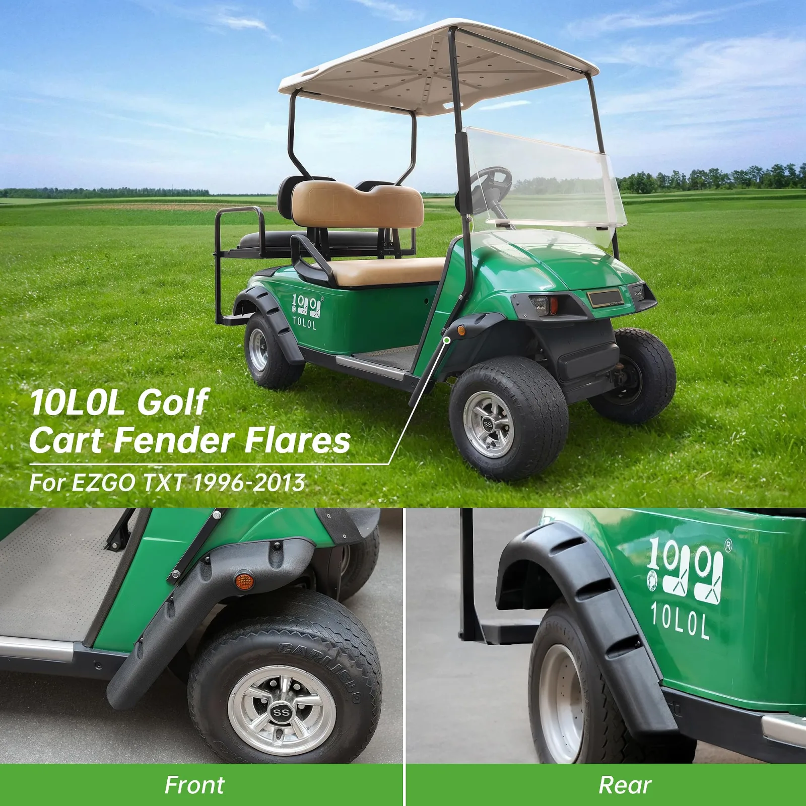 10L0L Fender Flares for E-Z-GO TXT 1996-2013 image 3
