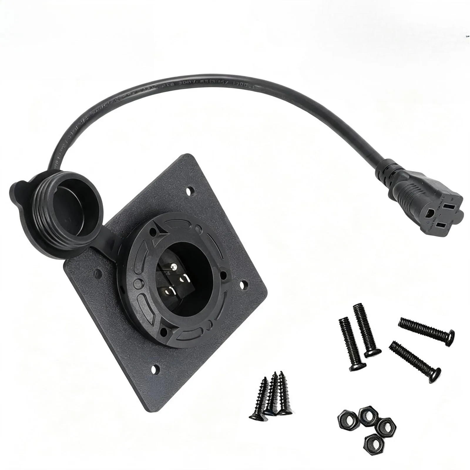 UCCKEYI E-Z-GO Charger Port Cover Plate Adapter
