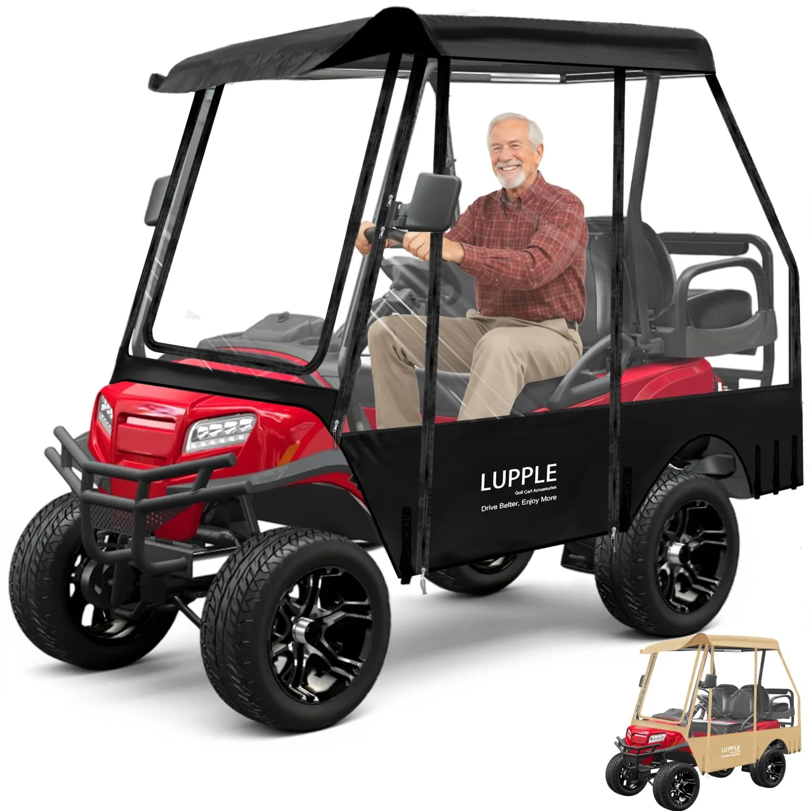 LUPPLE YQ-4-2025 4-Passenger Golf Cart Enclosure