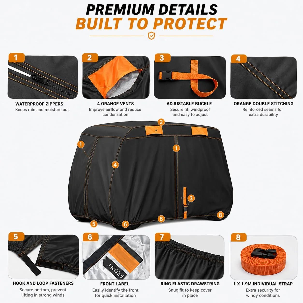 REVXON Cover for Bintelli Beyond 6 Seater Lifted 2024-2026 image 2