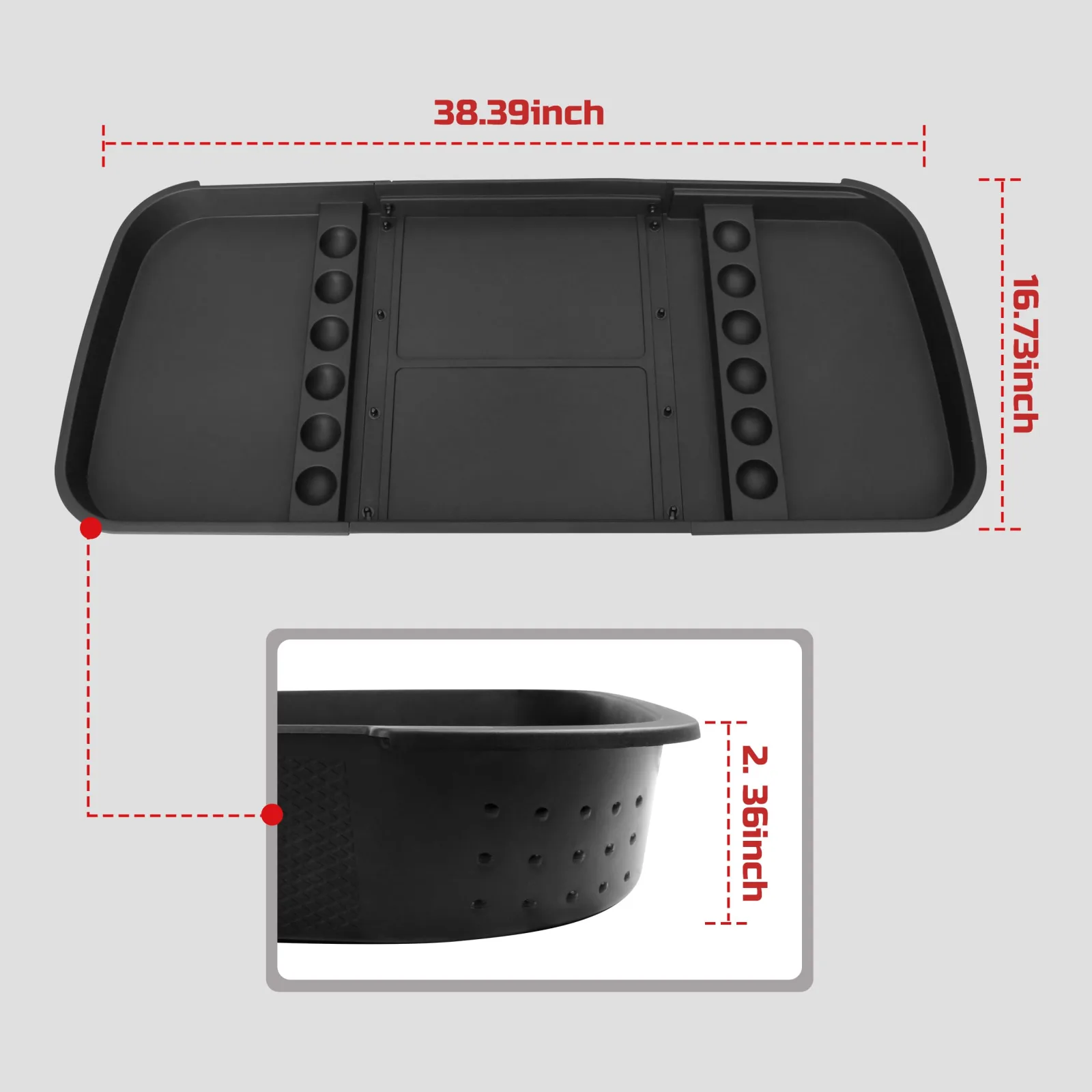 KAKABAS Under-Seat Storage Tray for Yamaha G29 and Drive2 image 2