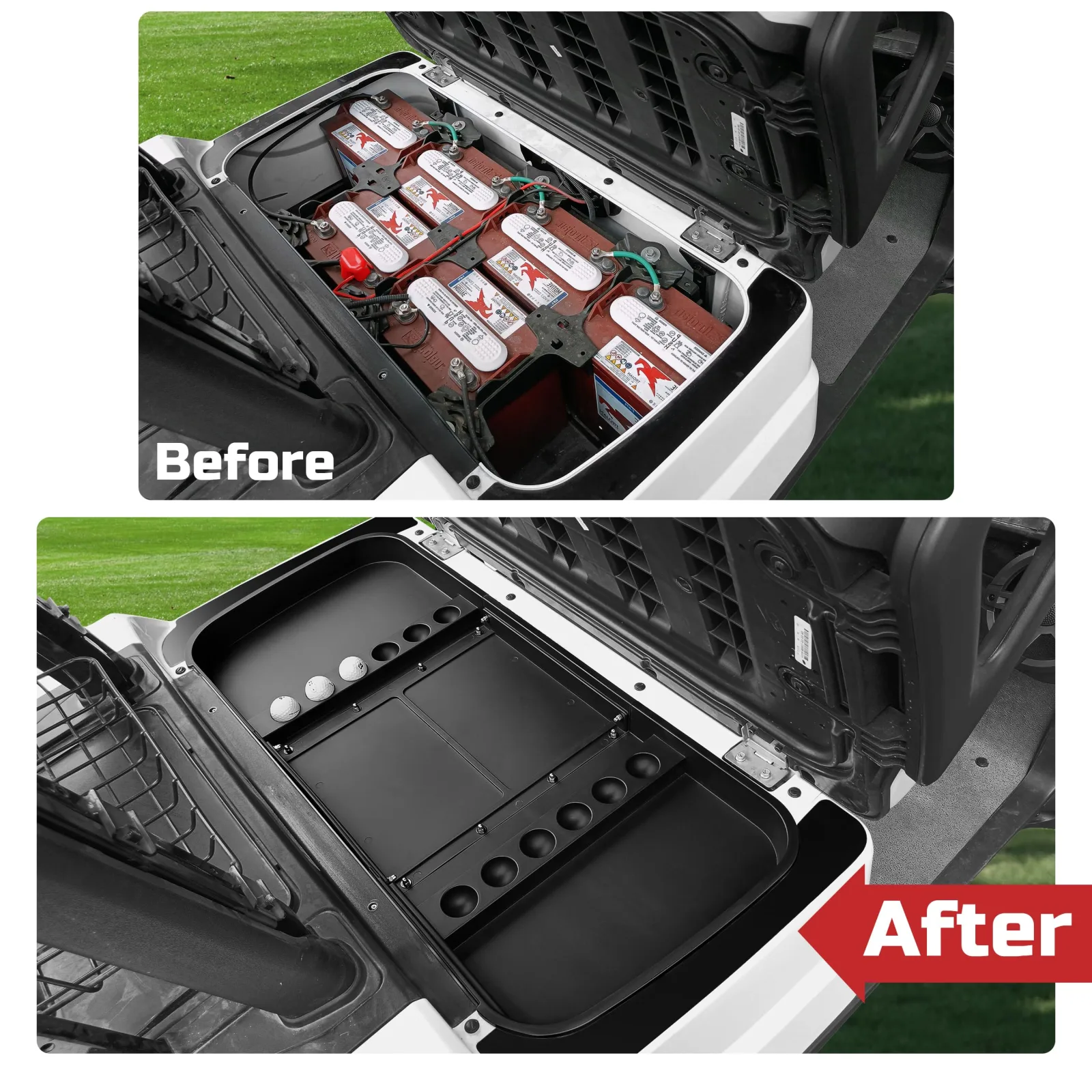 KAKABAS Under-Seat Storage Tray for Yamaha G29 and Drive2 image 3