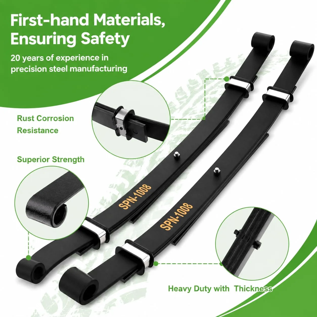 10L0L Rear Leaf Springs for Club Car DS 1981-Up image 3
