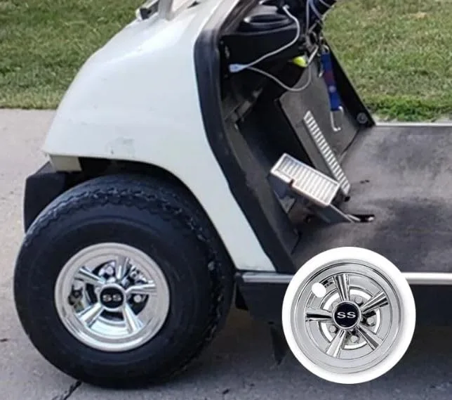 3G K1012 8-Inch Golf Cart Wheel Covers image 2