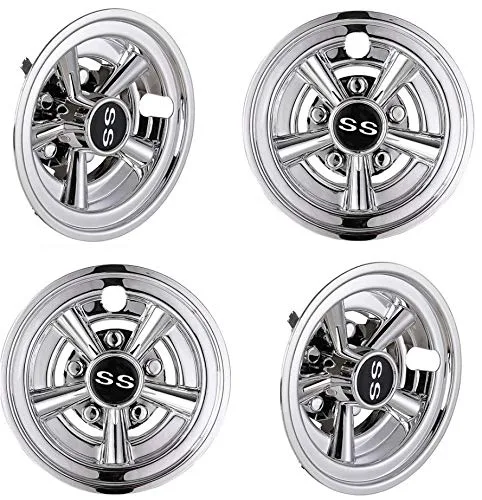 3G K1012 8-Inch Golf Cart Wheel Covers