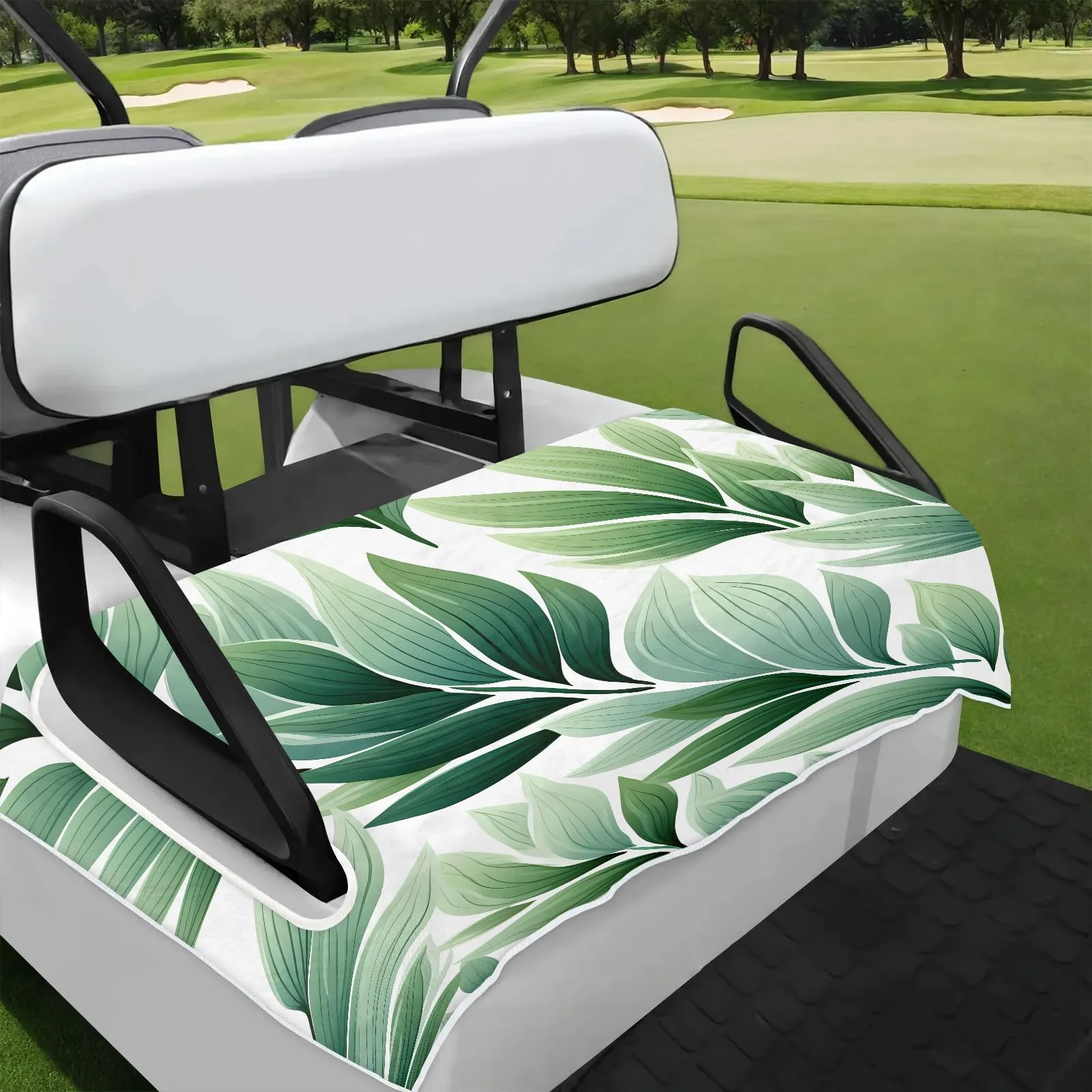 Tiveruda Golf Cart Seat Cover for Double Seats, 51 x 31 in