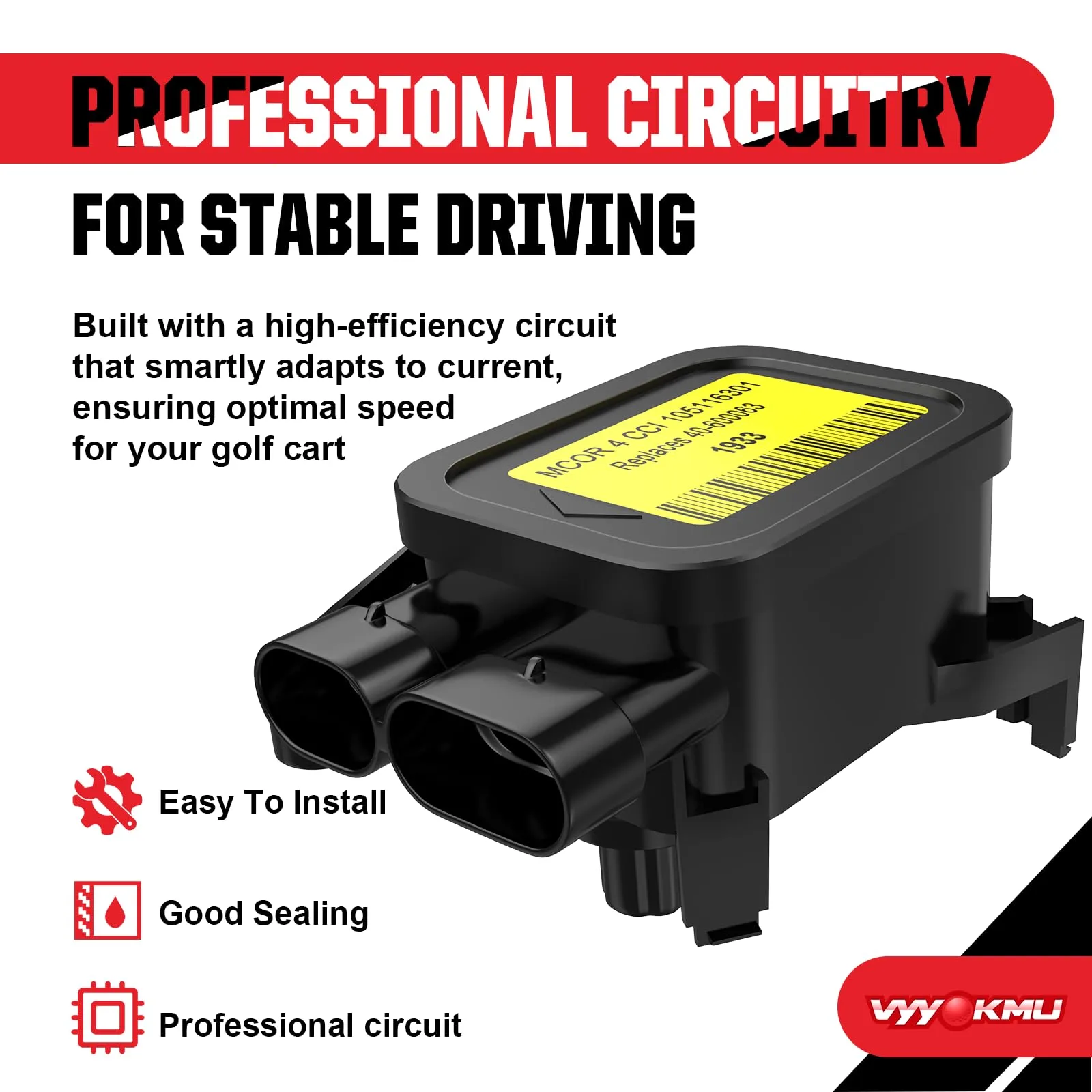 VYYOKMU MCOR 4 Throttle Potentiometer for Club Car image 4