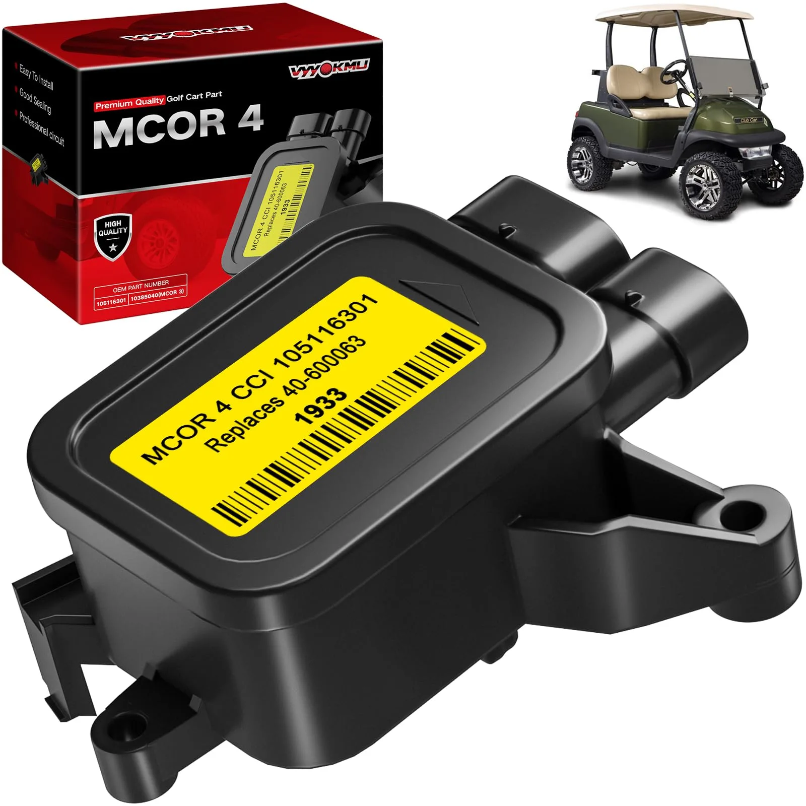 VYYOKMU MCOR 4 Throttle Potentiometer for Club Car