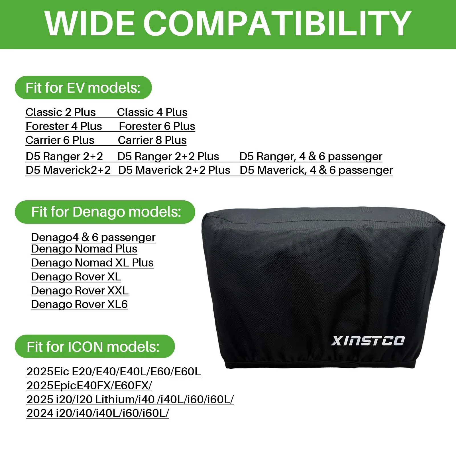 XINSTCO B50220 Golf Cart Touchscreen Cover image 3