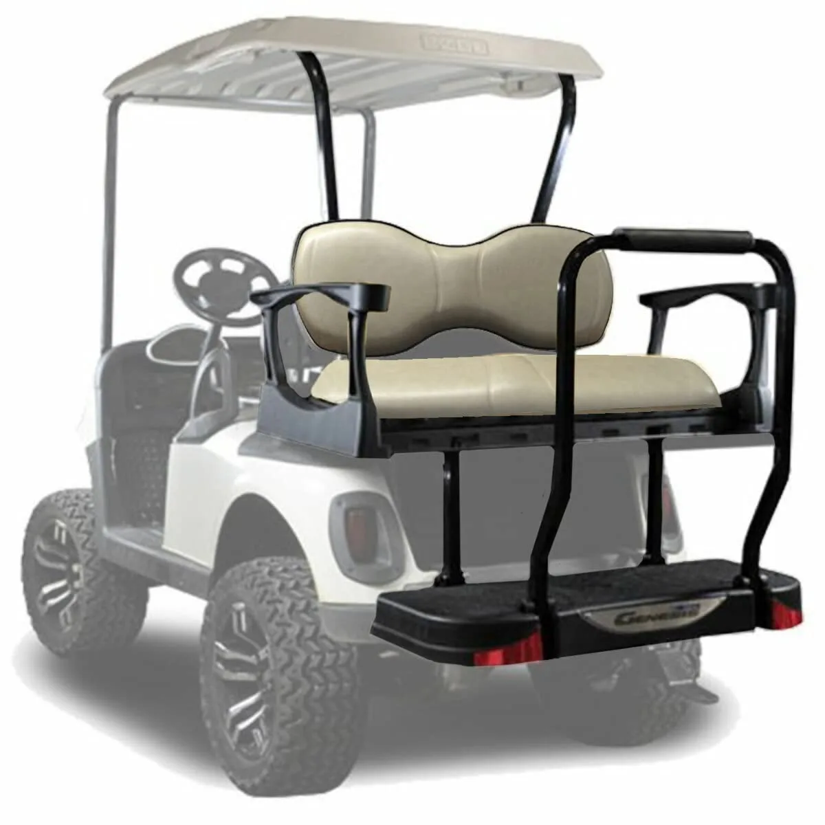 MadJax Genesis 250 Rear Flip Seat Kit for E-Z-GO RXV (01-050-204D)