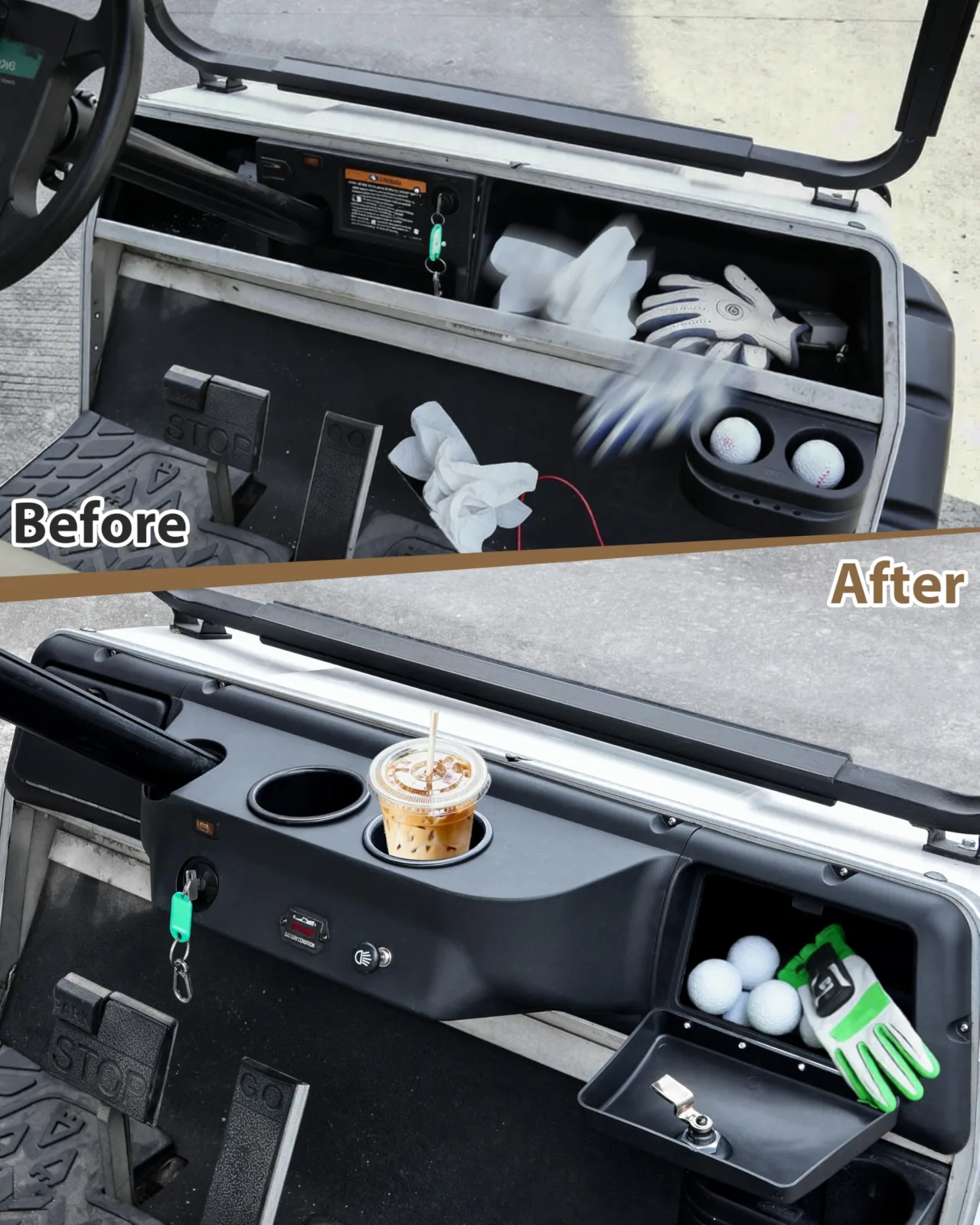 SAUTVS Dash Board Cover for Club Car DS 1982+ image 2