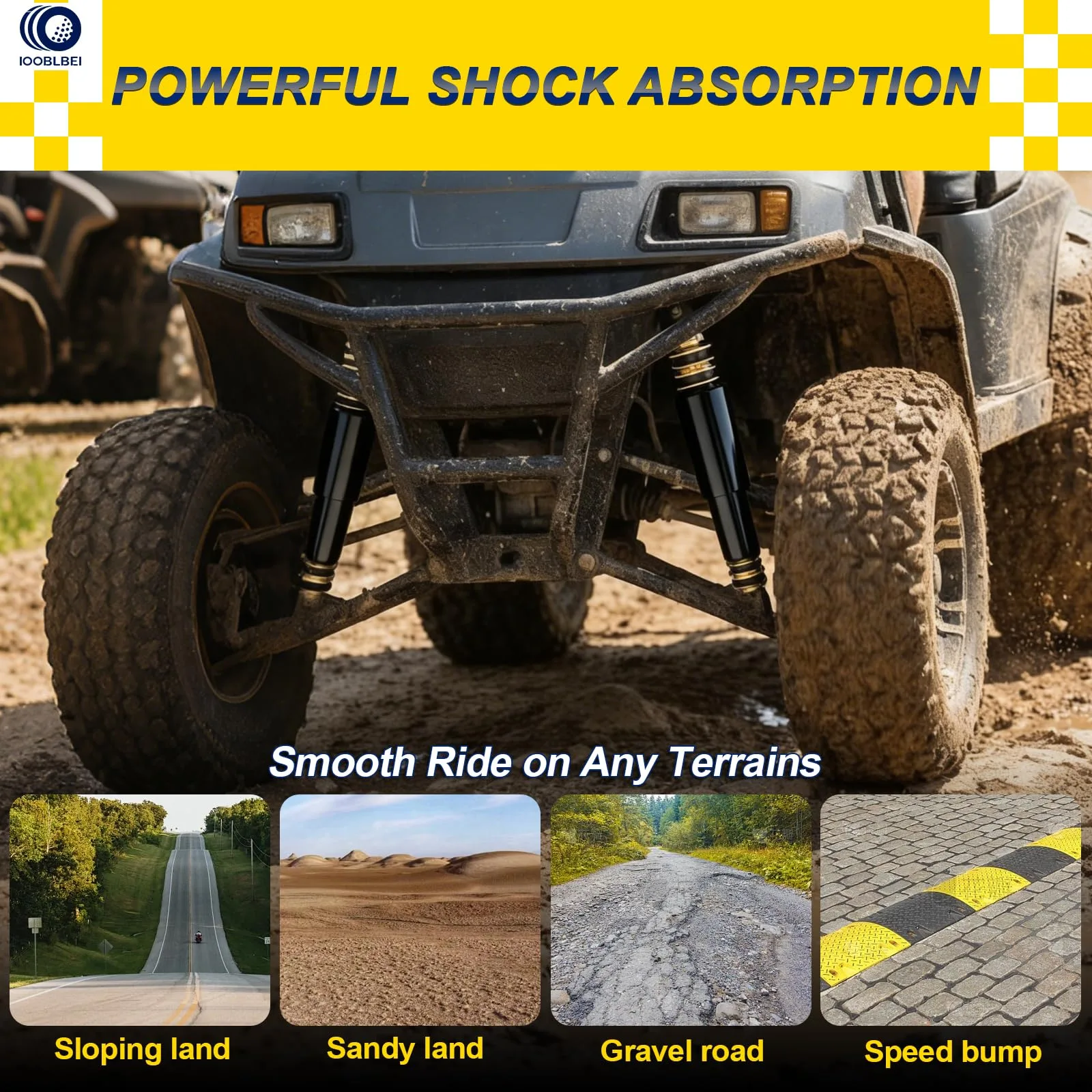 IOOBLBEI Shocks for E-Z-GO TXT and Medalist, 1994-Up image 4