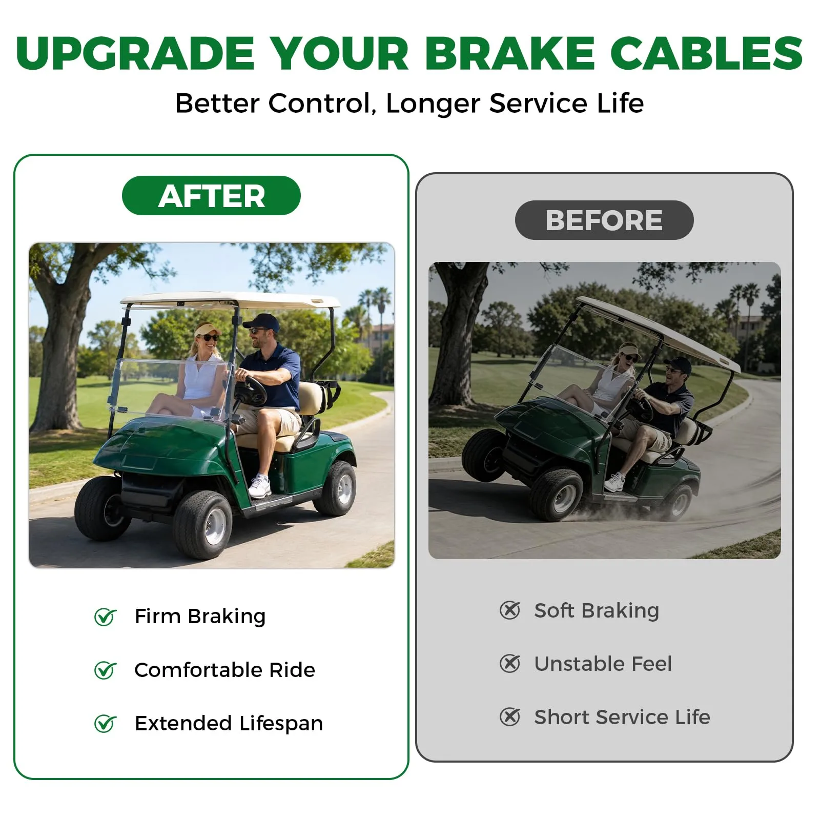 Panglong Brake Cables for E-Z-GO TXT and Medalist image 4