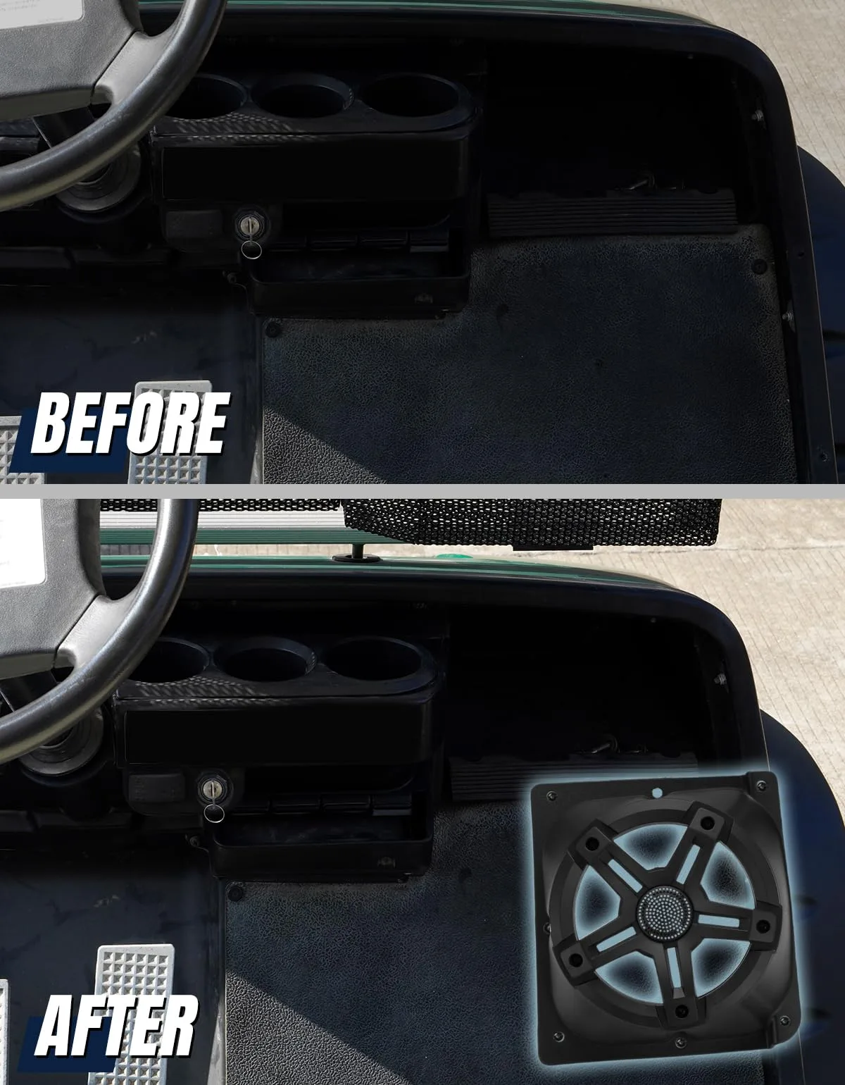 Dacalo Under-Dash Speaker Pods for Yamaha G14-G22 image 2