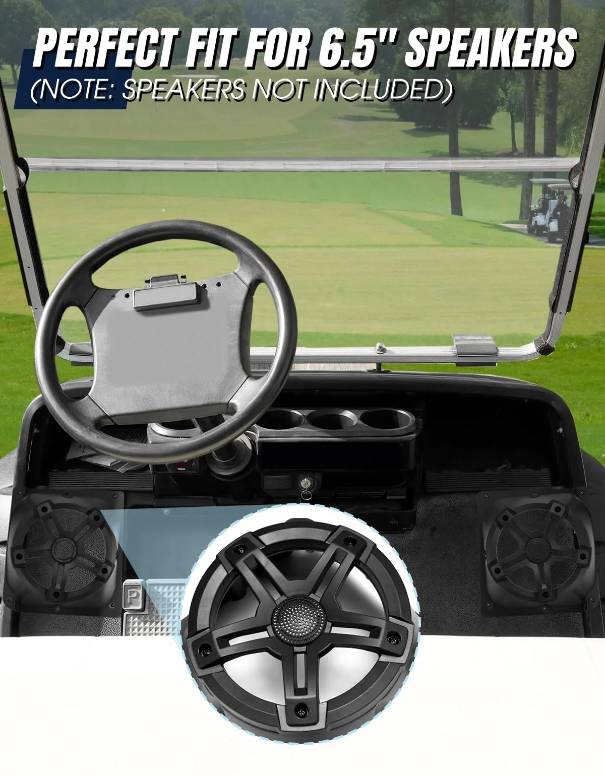 Dacalo Under-Dash Speaker Pods for Yamaha G14-G22 image 3