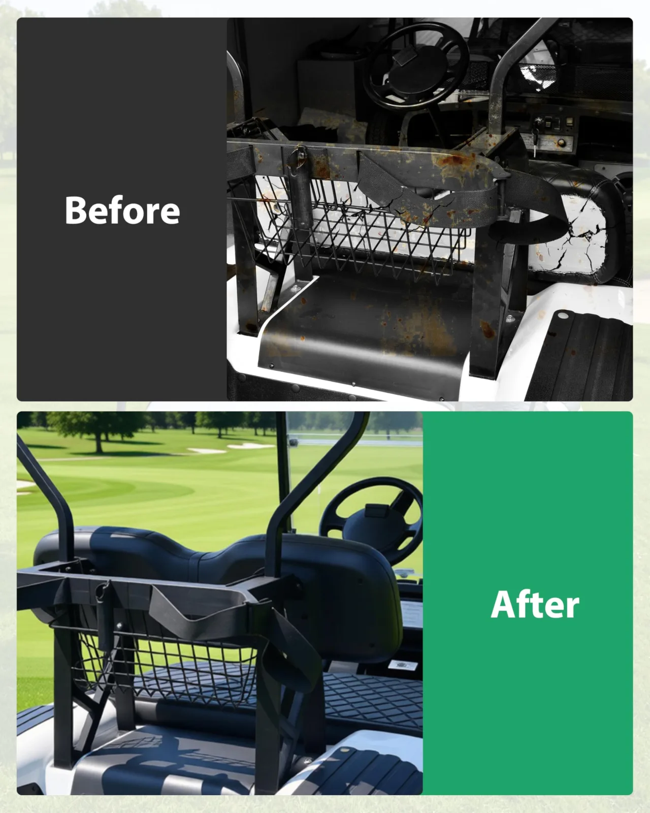 SAUTVS Seat Back Cap for EZGO TXT 1994-2013 image 3