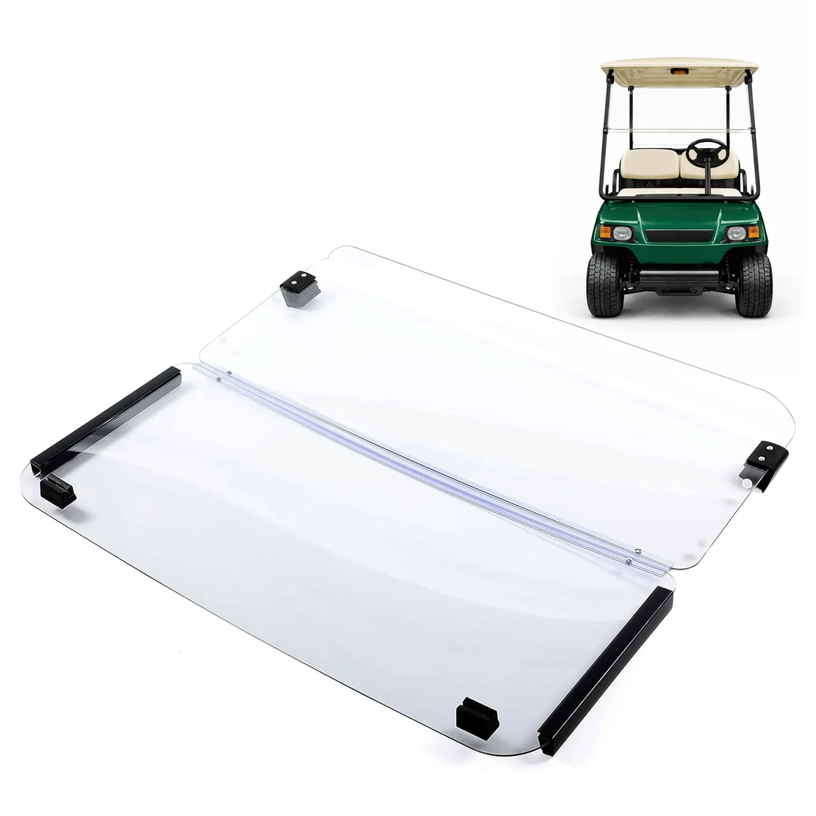 HECASA Folding Windshield for Yamaha G2/G9, 1985-1995