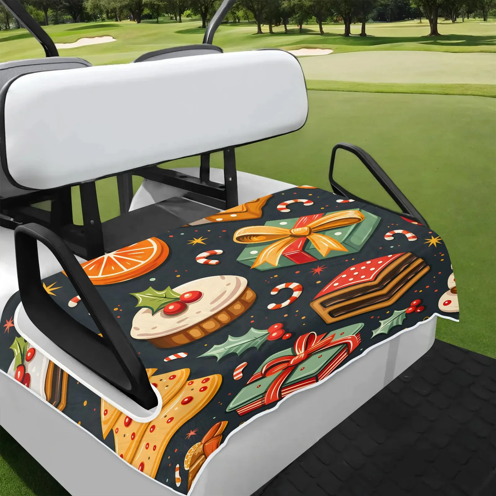 Tiveruda Golf Cart Seat Cover for Double Seats