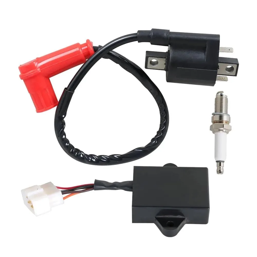 FLhdM CDI Ignition Coil and Spark Plug Kit for G9 Gas Cart image 2