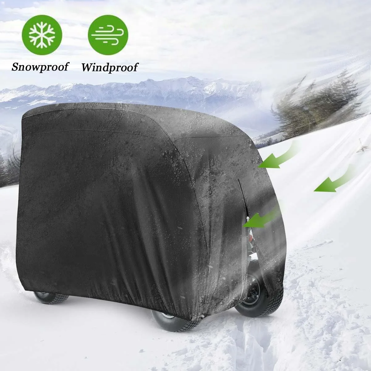 XDGDHSH Cover for Polaris Ranger EV 2 Passenger image 3