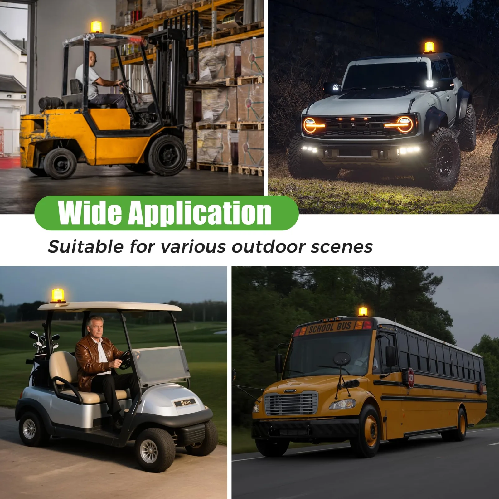 10L0L Golf Cart Flashing Warning Light with Remote Control image 4