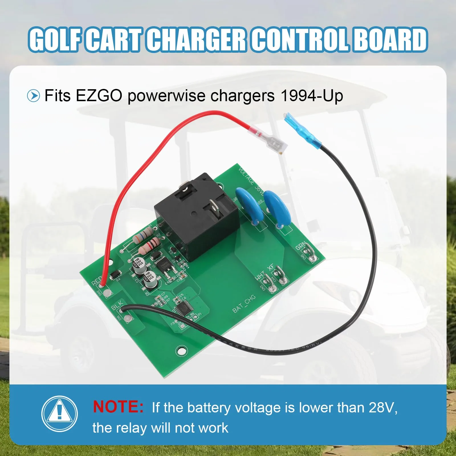 RALZAOTO 36V E-Z-GO Powerwise Charger Control Board image 3